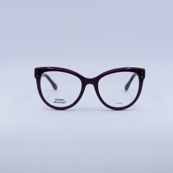 🕶️ New Isabel Marant IM 0089/G 0T7 Eyeglasses - Plum Frame 53mm - Picture 4 of 10